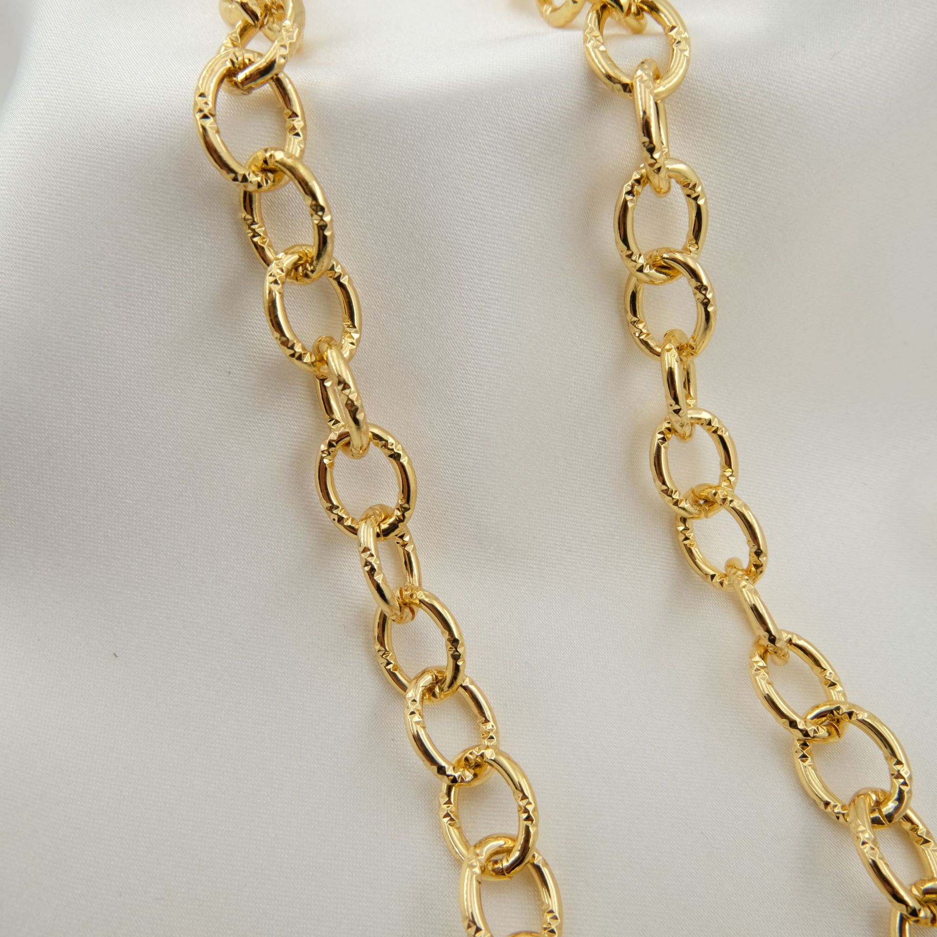 Cuban Link Chain 12Mm - WT-BC199 18K ทองแดงชุบทอง Cool Rap อุปกรณ์เสริม