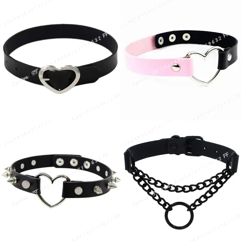 สร้อยคอโชคเกอร์สไตล์ฮาราจูกุ พ - Goth Punk Spike Choker บทวิจารณ์และราคา