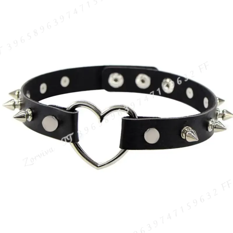 สร้อยคอโชคเกอร์สไตล์ฮาราจูกุ พ - Goth Punk Spike Choker บทวิจารณ์และราคา