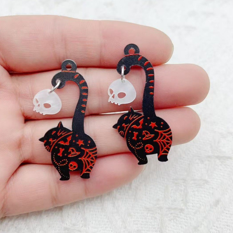 10 ชิ้น จี้อะคริลิคฮาโลวีน รูป - Earrings บทวิจารณ์และราคา