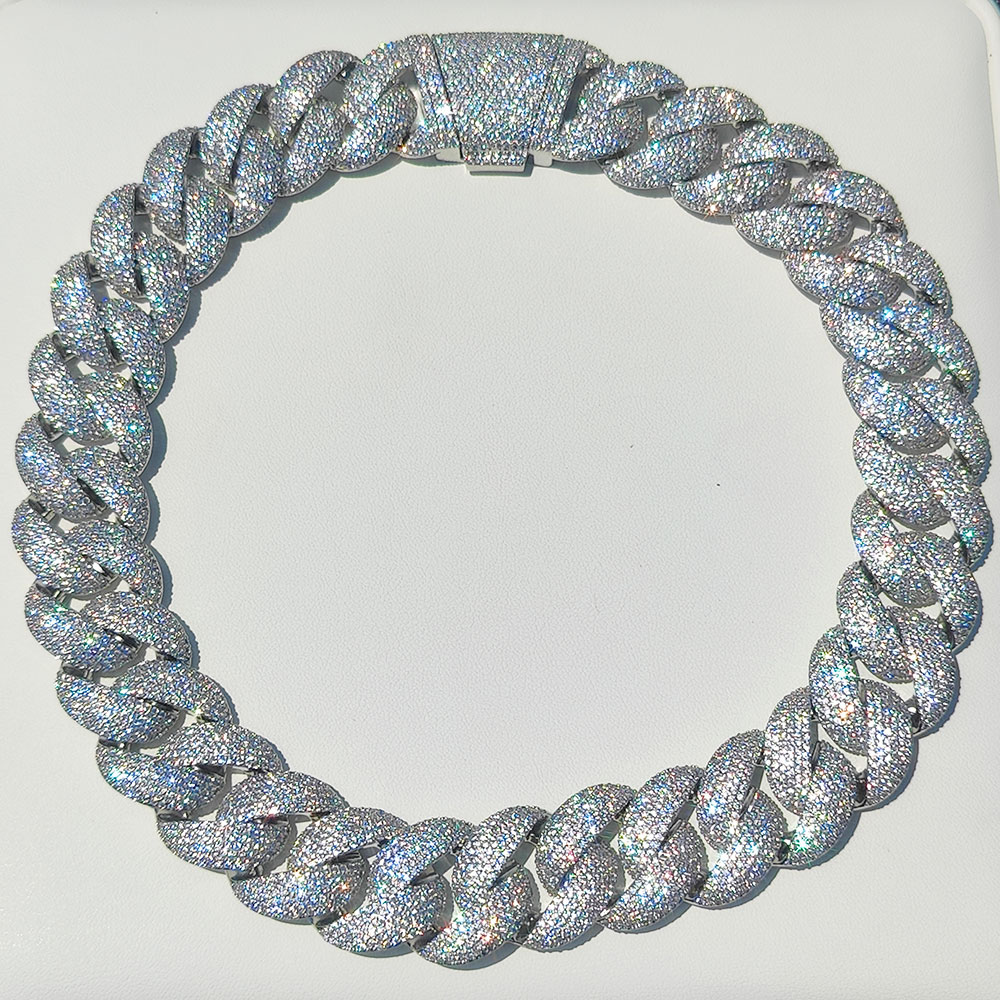 สร้อยคิวบาลิงค์แบบเต็มเม็ดประด - Cuban Link Chain 12Mm บทวิจารณ์และราคา