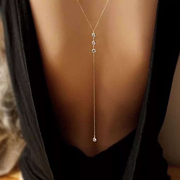 สร้อยคอประดับเพชรเทียมแบบเซ็กซ - Body Jewelry บทวิจารณ์และราคา
