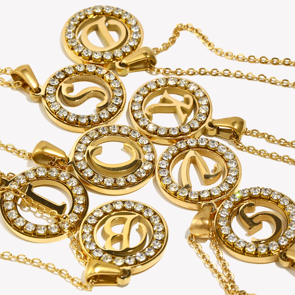 สร้อยคอตัวอักษร E.B.belle ทรงก - Initial Letter Necklace 18K Gold บทวิจารณ์และราคา