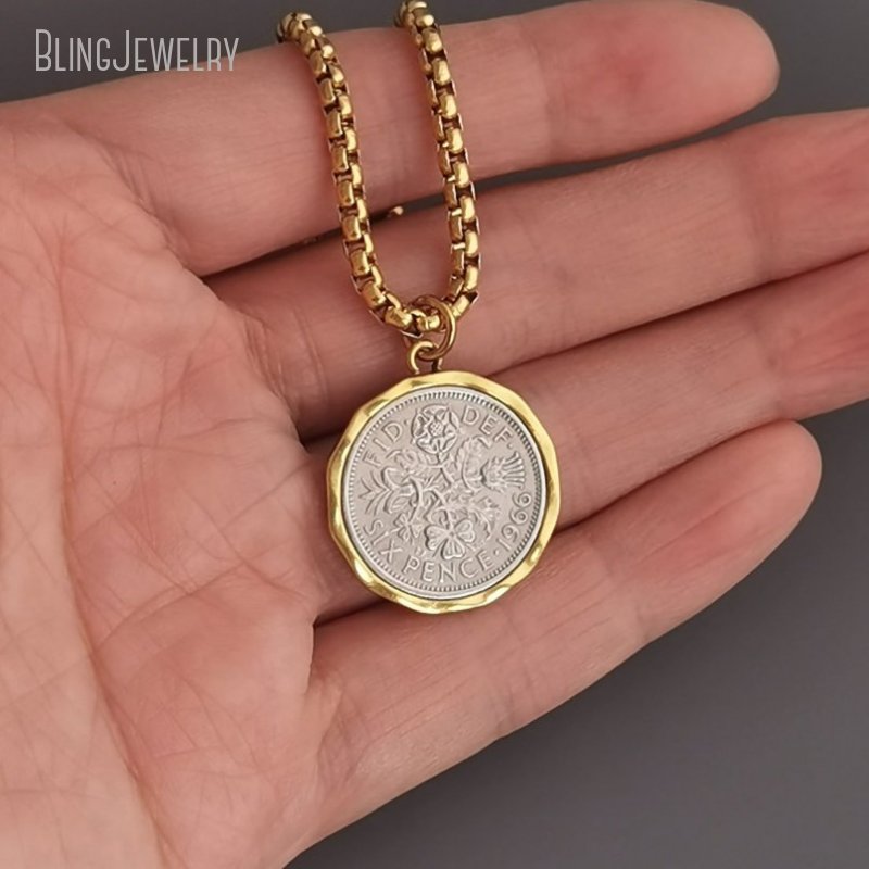 10pcs กันน้ําสแตนเลสสตีลกล่องเ - Cross Pendant Necklace Gold บทวิจารณ์และราคา