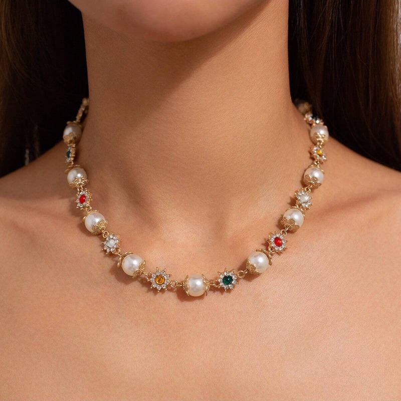 สร้อยคอไข่มุกวินเทจ Ingemark ส - Pearl Choker Necklace Vintage บทวิจารณ์และราคา