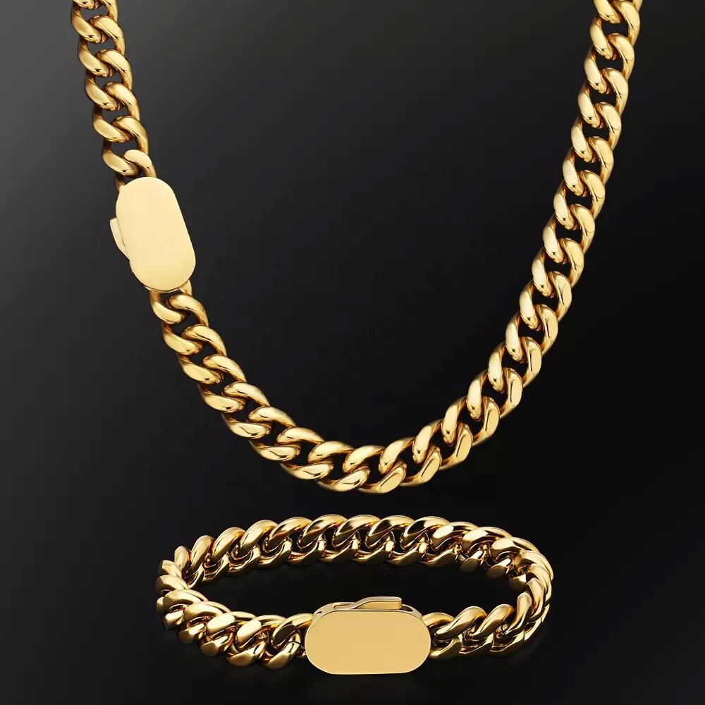 ความกว้าง 6-12 มม.สไตล์ใหม่สแต - Cuban Link Chain 12Mm บทวิจารณ์และราคา