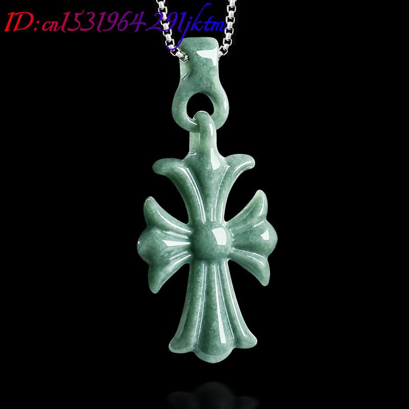 จี้สร้อยคอหยกพม่าแท้รูปทรงกางเ - Necklaces บทวิจารณ์และราคา