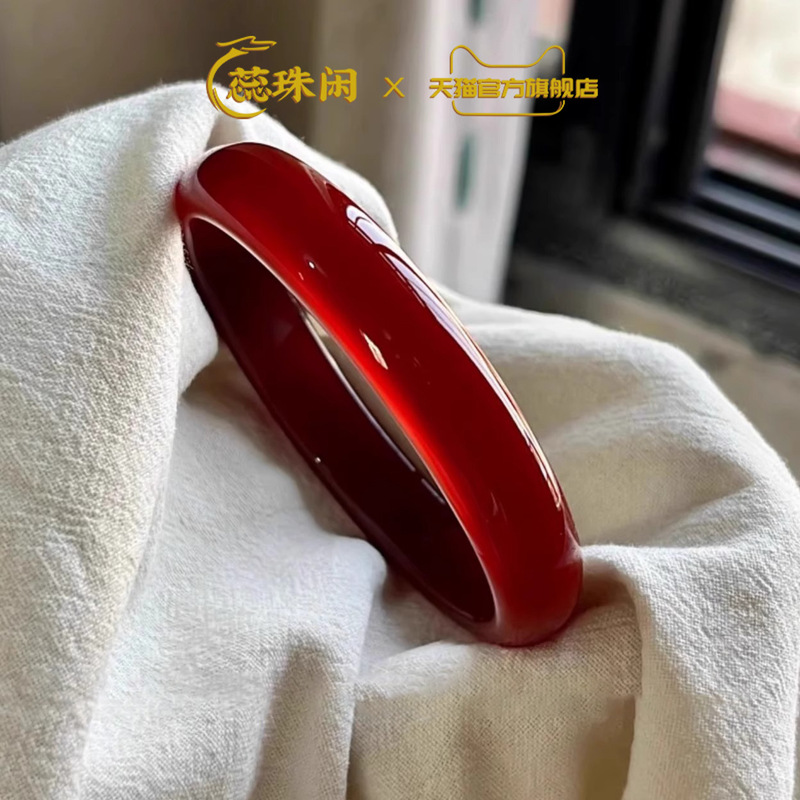 กำไลข้อมือหินอาเกตแดงธรรมชาติ  - Bracelets บทวิจารณ์และราคา