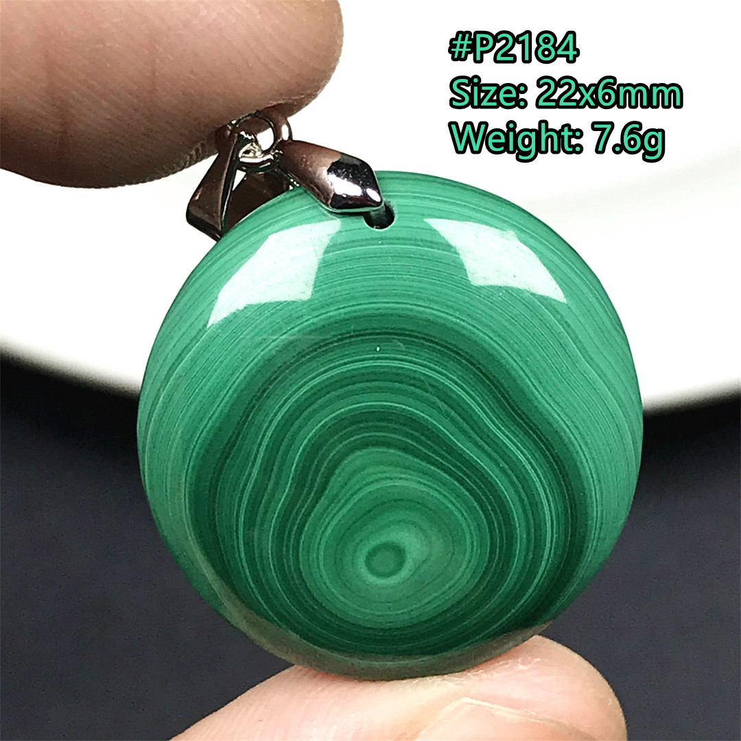 ธรรมชาติ Malachite สีเขียว Chr - Crystal Pendant Necklace Natural Stone บทวิจารณ์และราคา