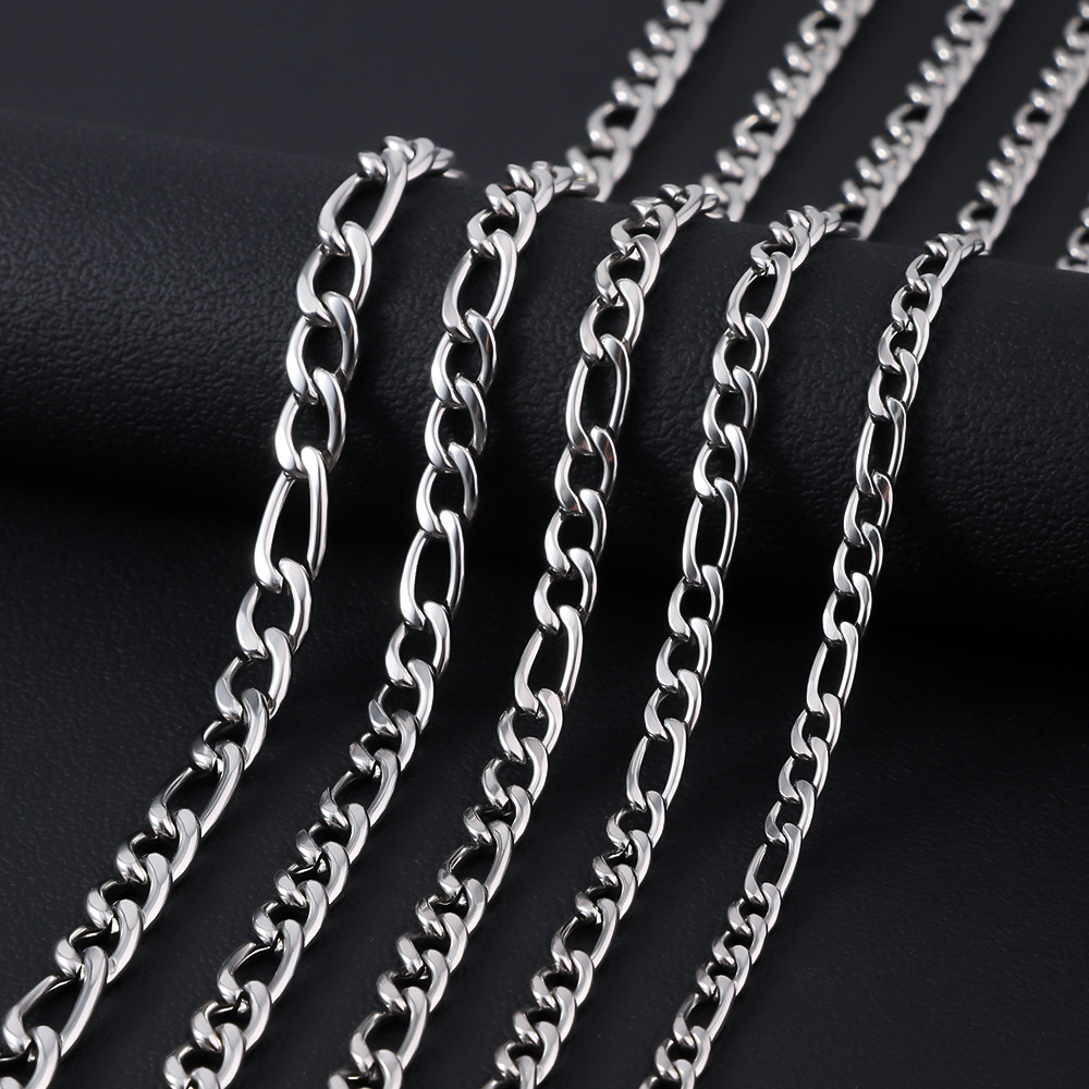HNSP 316L สแตนเลส Figaro สําหร - Cuban Link Chain 12Mm บทวิจารณ์และราคา