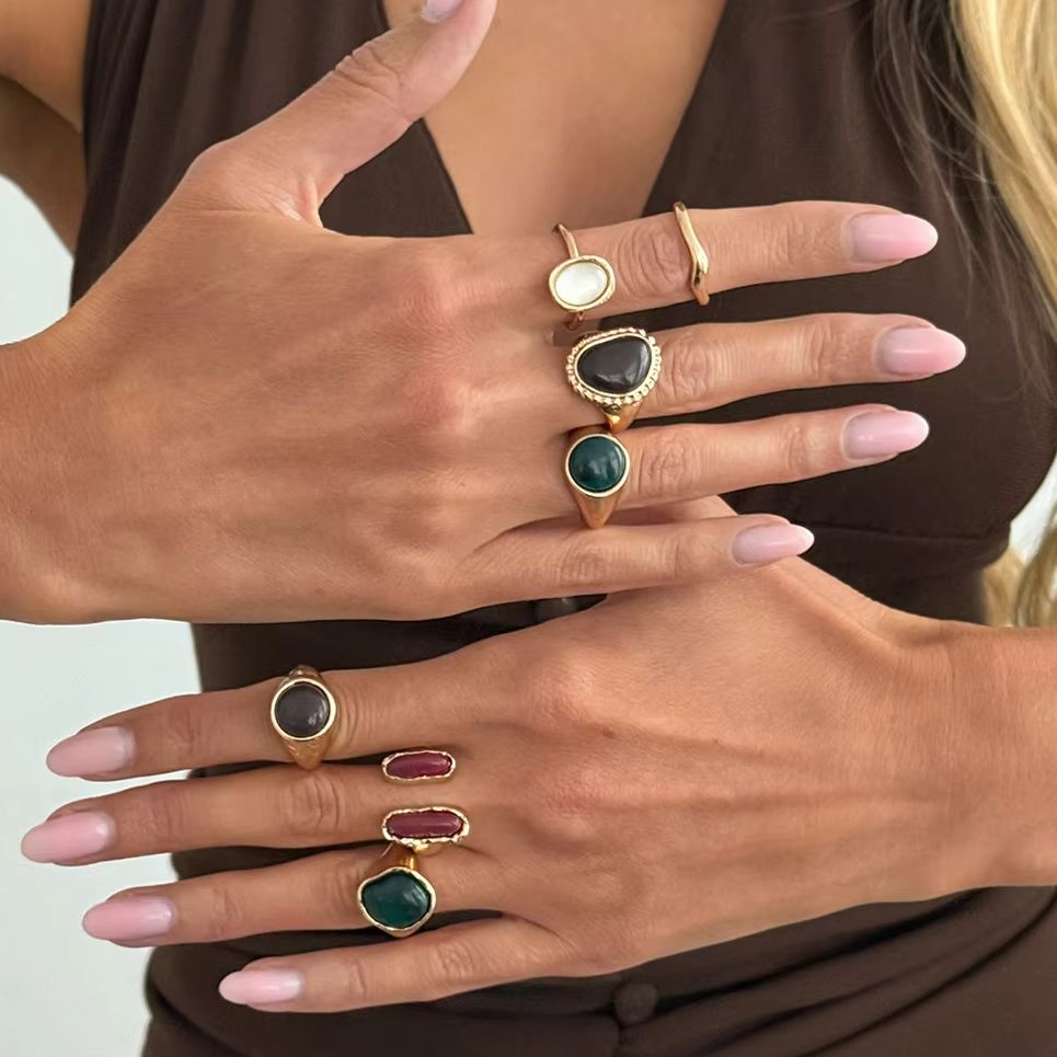 IngeSight.Z ชุด 7 ชิ้น/เซ็ต แห - Vintage Punk Knuckle Rings Set บทวิจารณ์และราคา
