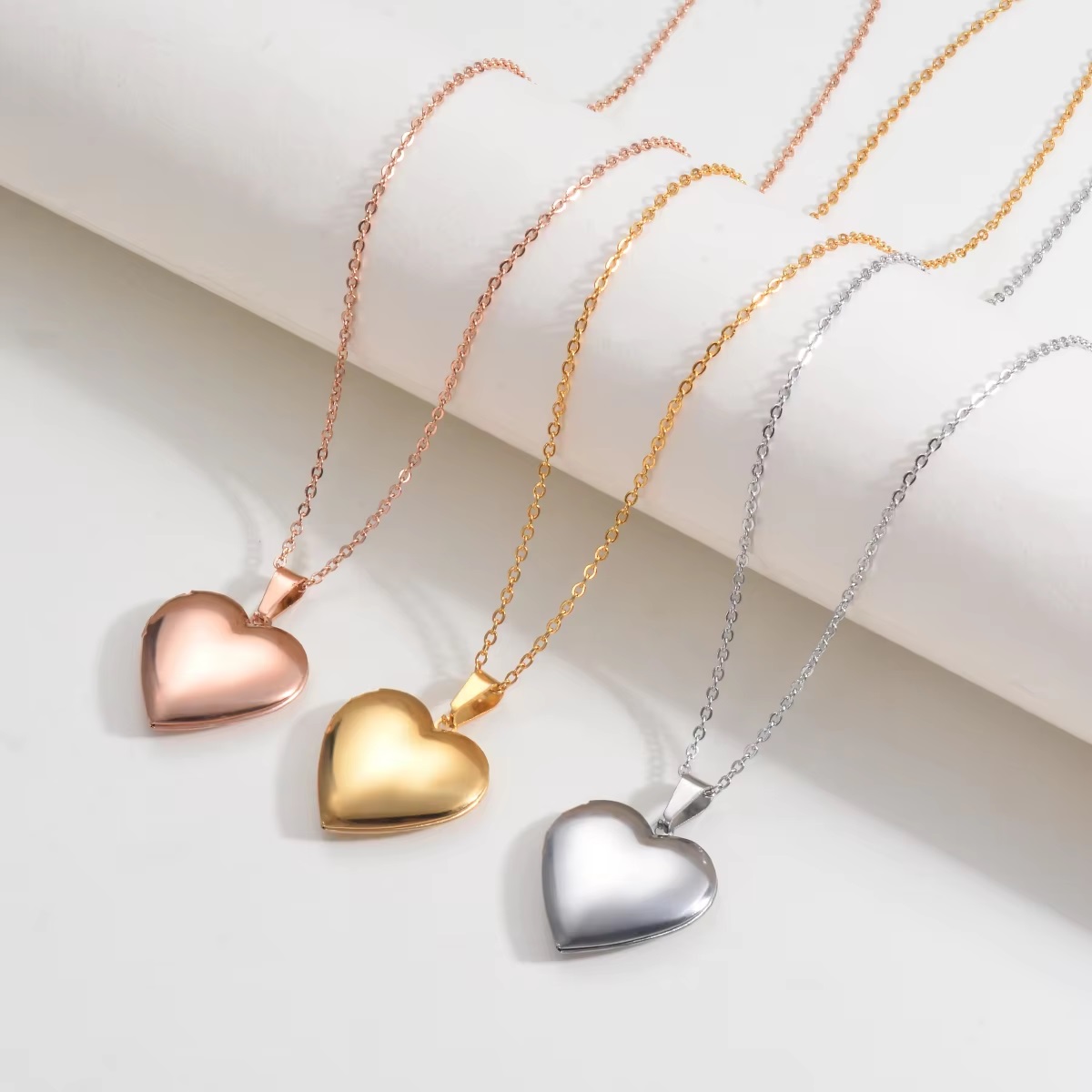 CUSTOM ส่วนบุคคล Heart Birth ด - Heart Locket Necklace Photo บทวิจารณ์และราคา