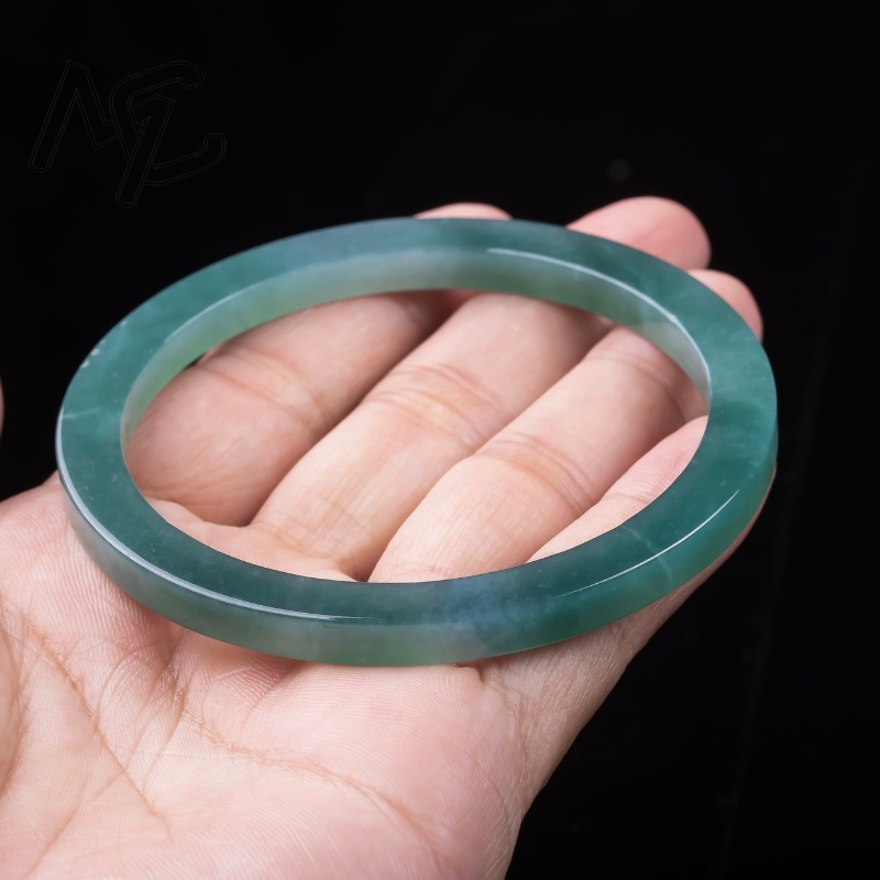 หยกธรรมชาติ 48-62 มม. หยกพม่าส - Bracelets บทวิจารณ์และราคา