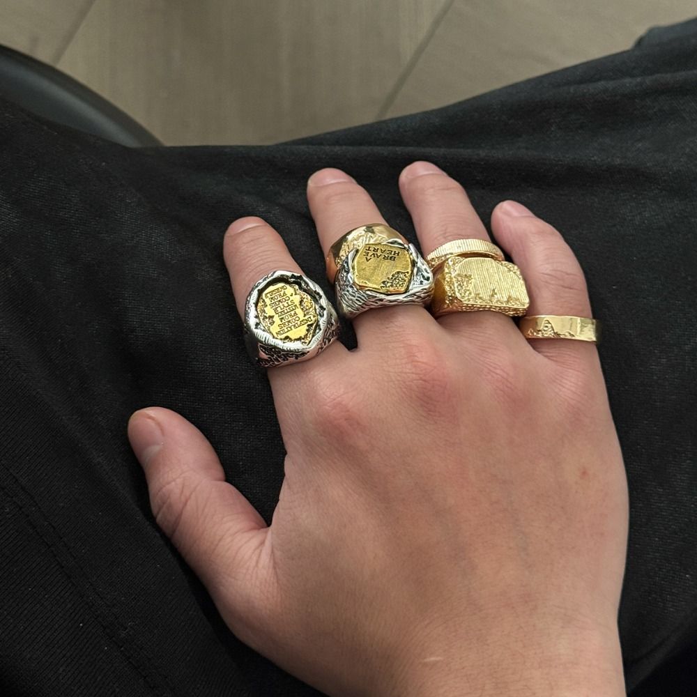 ชุดแหวน 6 ชิ้น/ชุด แหวนเปิดทรง - Vintage Punk Knuckle Rings Set บทวิจารณ์และราคา