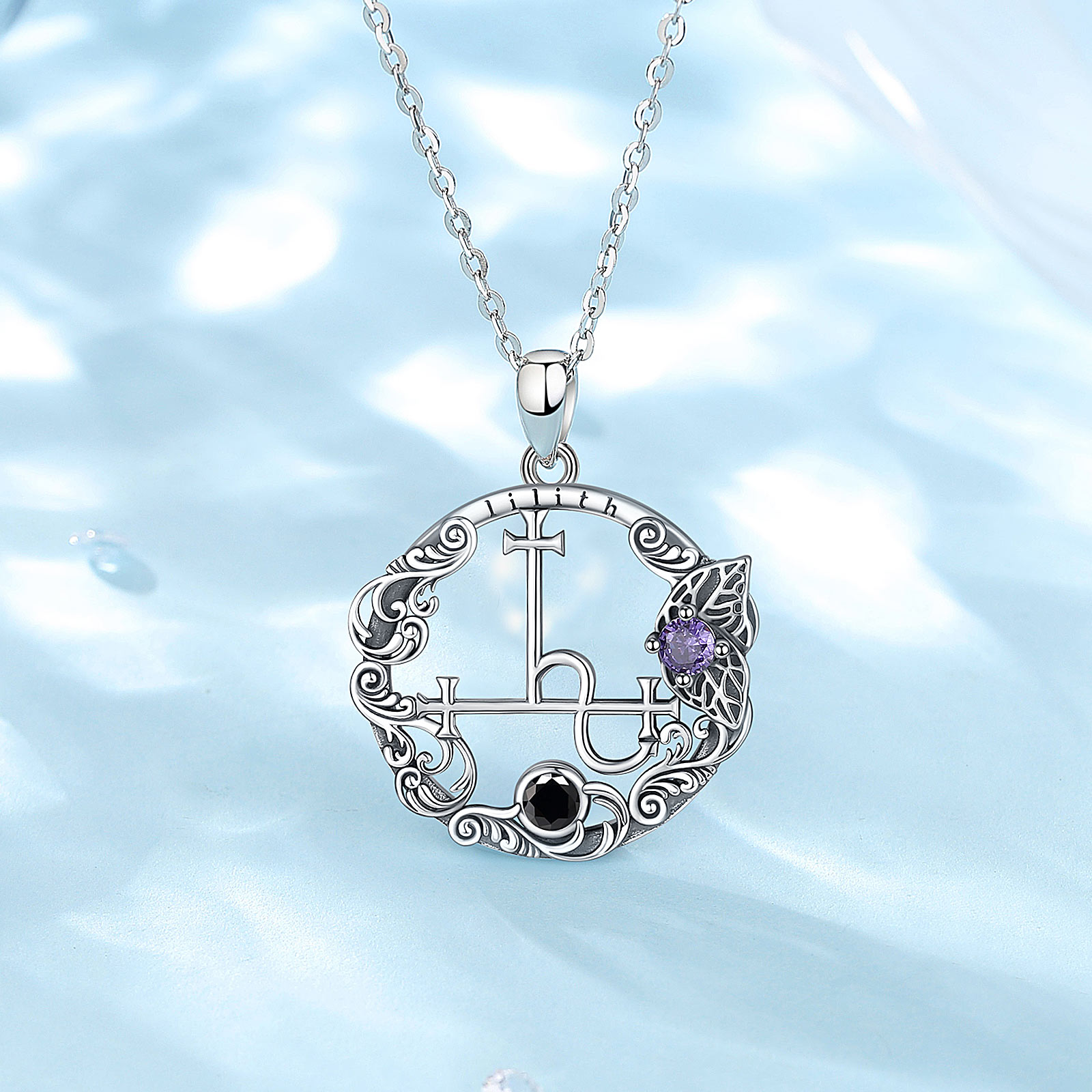 Eudora 925 เงินสเตอร์ลิง Lilit - 925 Sterling Silver Chain Necklace Men บทวิจารณ์และราคา