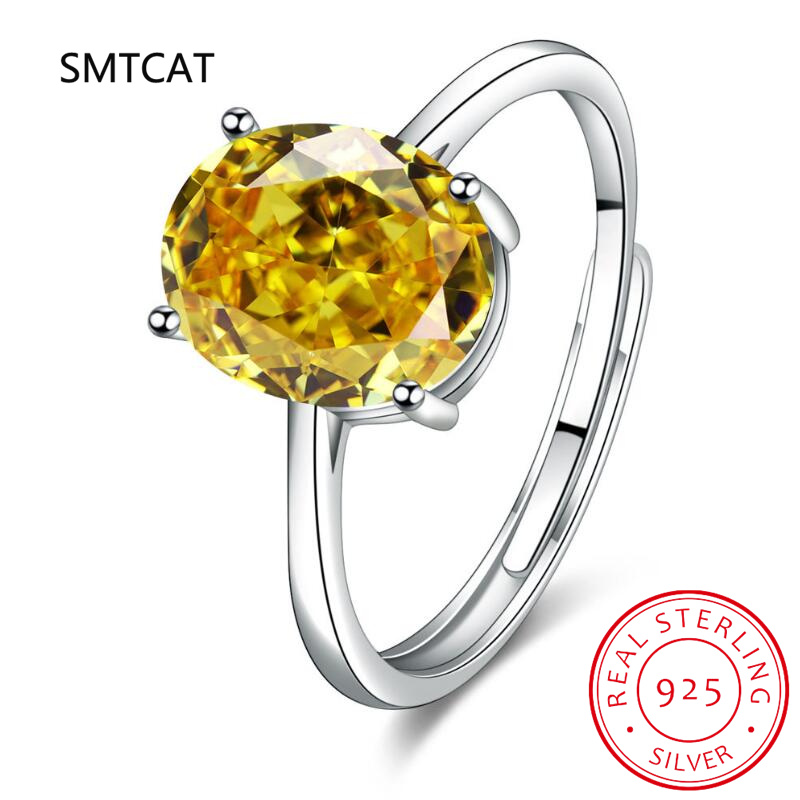 แหวนหมั้นมอยซาไนต์ทรงรี 1/2/3  - Moissanite Engagement Ring 1 Carat บทวิจารณ์และราคา