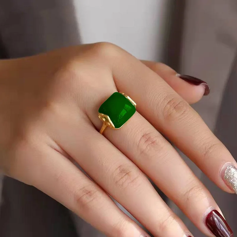 แหวนหยกเฮเทียนธรรมชาติ เครื่อง - Rings บทวิจารณ์และราคา